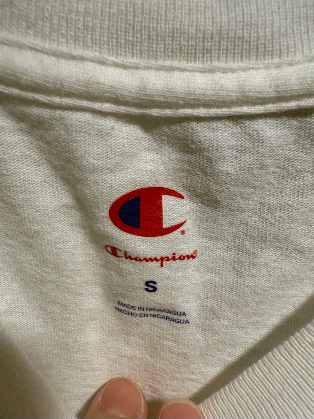 Champion White Los Angeles Dodgers Graphic Tee with Blue Logo - Picture 5 of 8